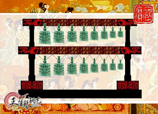 16件晉侯穌青銅編鐘，西周時期編鐘編磬